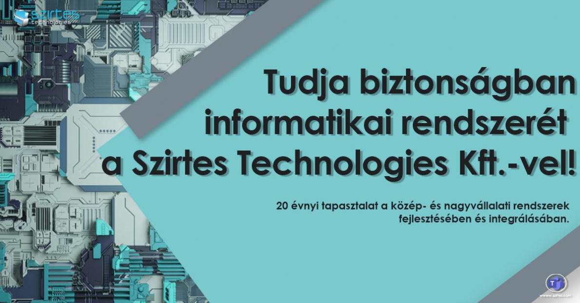 Tudja biztonságban informatikai rendszerét velünk!